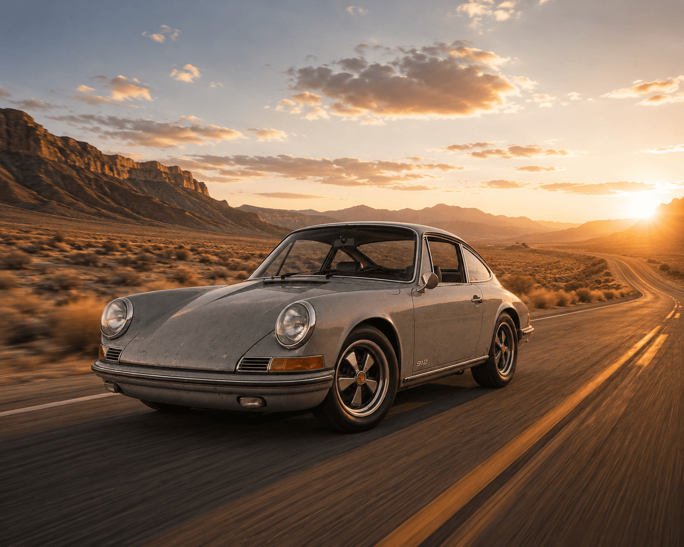 912 build — rear three-quarter