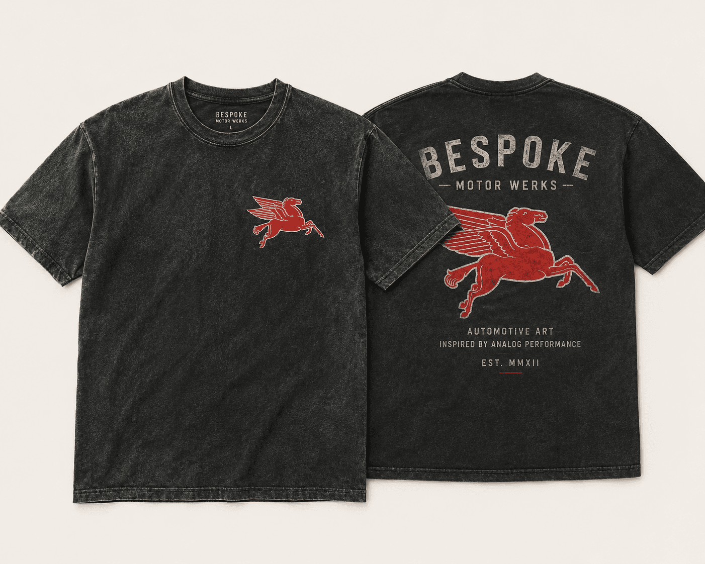 Pegasus Tee — holding photograph
